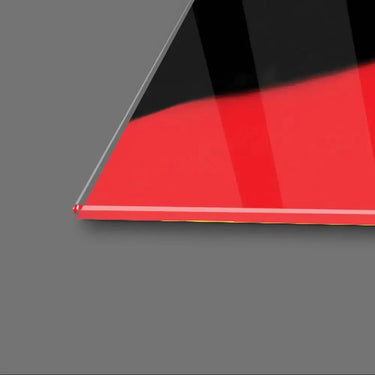 Retro Woman with Speech Bubble Glass Wall Art - DIY - CreoGlass®