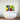 Pop art zombie graphic on decorative glass above modern bathtub, bold yellow background