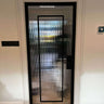 Radiant Frame – Single Hinged Door with Knob and Frame – internal steel and glass door, photo 2