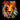 Vibrant, colorful lion portrait with artistic brushstroke effect on black background