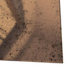 Textured bronze glass panel with speckled finish for architectural use