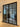 Linear Frame – Double Hinged Glass Door with 2 Side Panels, Latch and Frame – internal steel and glass door, photo 5