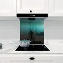 Black to Teal - Gradient - Splashback - DIY - CreoGlass®