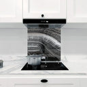 Black & White - Onyx Fantastico Splashback - DIY - CreoGlass®