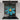 Bespoke kitchen glass splashback with vibrant blue flower design, modern induction hob and extractor hood