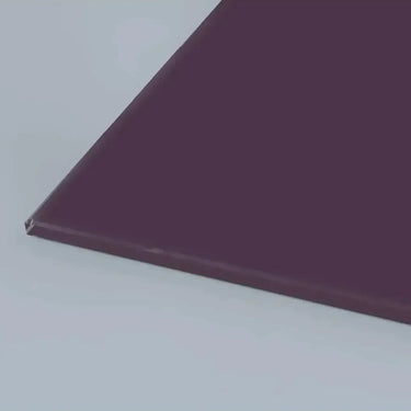 Aubergine Matt Finish Sample - CreoGlass®