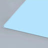 Bespoke architectural glass panel with clean edge detail for modern interiors