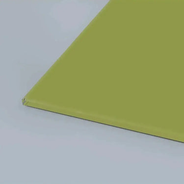 Lime Green Matt Finish Sample - CreoGlass®