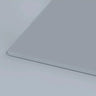 Sleek LED backlit glass panel with clean edge detail for modern architectural interiors