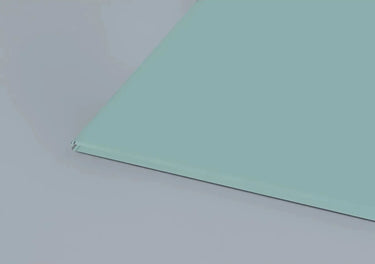 Bespoke architectural glass with sleek edge detail for modern interiors