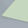 Bespoke architectural glass with smooth edge and soft green tint for luxury interiors
