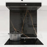 Copper - Black Calacatta Splashback - DIY - CreoGlass®
