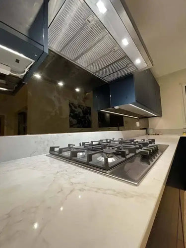 Antique Toughened Mirror - Bronze - splashback - 8 - Bespoke - CreoGlass®