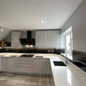 Black to White - Gradient - Splashback - Bespoke - CreoGlass®