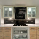 Black to White - Gradient - Splashback - Bespoke - CreoGlass®