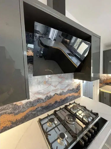 Copper - Famida - Splashback - Bespoke - CreoGlass®