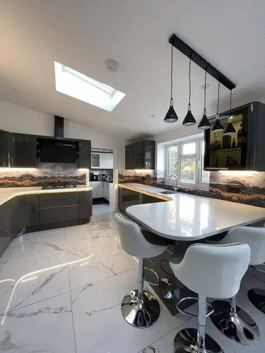 Copper - Famida - Splashback - Bespoke - CreoGlass®