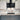 Luxury kitchen with bespoke marble-effect glass splashback and modern black extractor hood