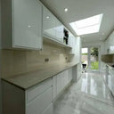 Matt Desert Floor Colour Glass Splashback - Bespoke - CreoGlass®