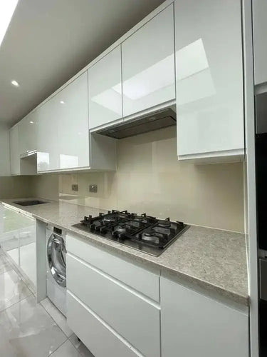 Matt Desert Floor Colour Glass Splashback - Bespoke - CreoGlass®