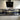 Bespoke decorative glass kitchen backsplash with mountain design, modern cabinetry and gas hob