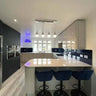 Matt Pearl Night Colour Glass Splashback - Bespoke - CreoGlass®