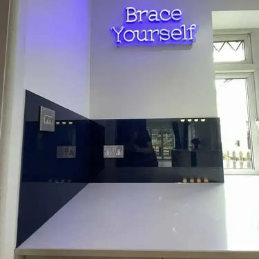 Pearl Night Colour Glass Splashback - Bespoke - CreoGlass®