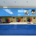 Rainbow Roses Printed Glass Kitchen Splashback - Bespoke - CreoGlass®