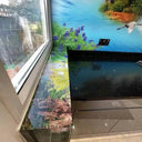 Rainforest Waterfall Printed Glass Kitchen Splashback - Bespoke - CreoGlass®