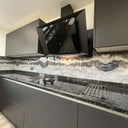 Silver- Famida - Splashback - Bespoke - CreoGlass®