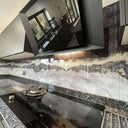 Silver- Famida - Splashback - Bespoke - CreoGlass®