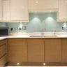 Matt Soft Fauna 3 Colour Glass Splashback - Bespoke - CreoGlass®