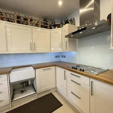 Soft Fauna 5 Colour Glass Splashback - Bespoke - CreoGlass®