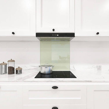 Matt Soft Moss 4 Colour Glass Splashback - DIY - CreoGlass®
