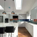 Sunset Beach Printed Glass Kitchen Splashback - Bespoke - CreoGlass®