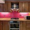 Matt Telemagenta Colour Glass Splashback - Bespoke - CreoGlass®