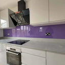 Matt Violet Colour Glass Splashback - Bespoke - CreoGlass®
