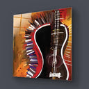 Abstract Acoustic Guitar Glass Wall Art - DIY - CreoGlass®