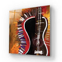 Abstract Acoustic Guitar Glass Wall Art - DIY - CreoGlass®