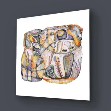 Abstract Bioforms Glass Wall Art - DIY - CreoGlass®