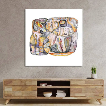 Abstract Bioforms Glass Wall Art - DIY - CreoGlass®