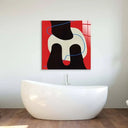 Abstract Blue Thread Glass Wall Art - DIY - CreoGlass®