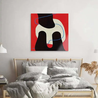 Abstract Blue Thread Glass Wall Art - DIY - CreoGlass®