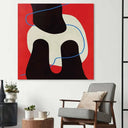 Abstract Blue Thread Glass Wall Art - DIY - CreoGlass®