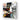 Abstract Cat DIY Splashback - Mix and Match - CreoGlass®