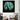 LED backlit glass art with glowing green abstract design, modern luxury interior decor
