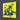 Vibrant yellow and blue abstract art glass panel with geometric shapes and stair motifs