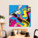 Abstract Jazz Band Glass Wall Art - DIY - CreoGlass®