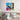 Vibrant abstract wall art with piano keys and saxophone, modern bedroom decor