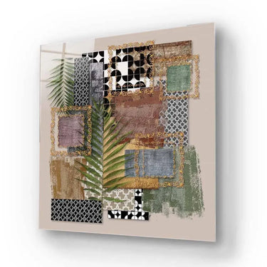 Abstract Prints Collage Glass Wall Art - DIY - CreoGlass®